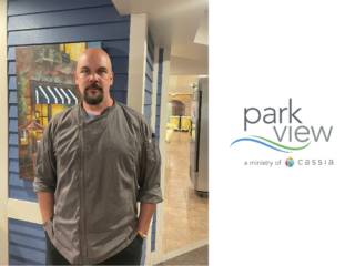 Ken, the Executive Chef at Park View Care Center, poses for a picture.